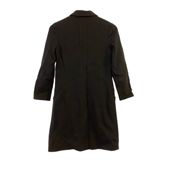 Theory Erimenthia Three-Quarter Black Sleeve Fixture Ponte Shirt Minidress Small - Picture 5 of 11